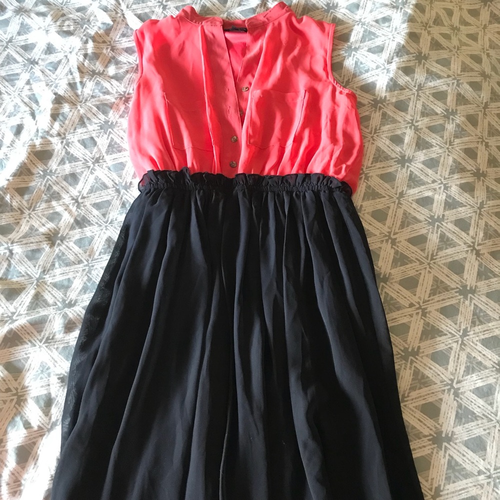 Colorblocked dress